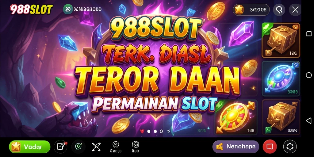 Tampilan gameplay menyeramkan di 988SLOT dengan efek suara menegangkan.