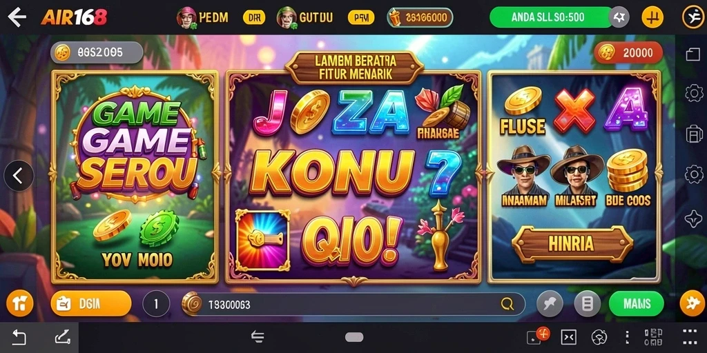Tampak gameplay seru di AIR168, pengalaman slot yang tidak terlupakan.