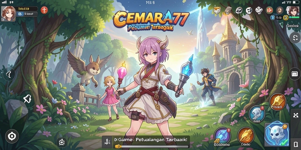 Tampilan gameplay CEMARA77 yang menarik dan dinamis.