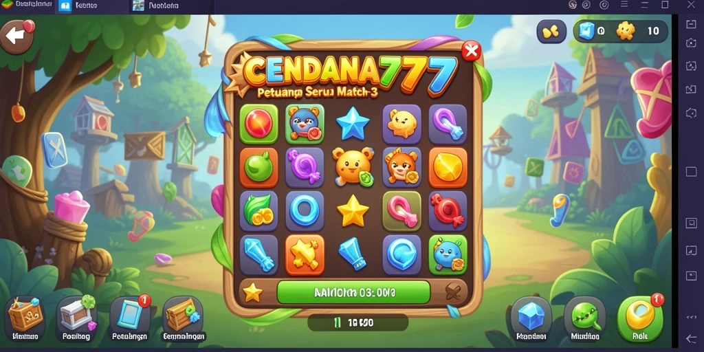 Gameplay menarik dari CENDANA777 yang memikat pemain dengan tantangan Match-3.
