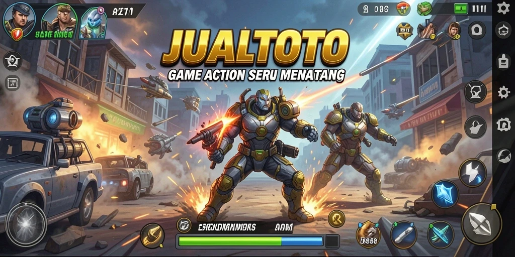 Tangkapan layar JUALTOTO menampilkan aksi gameplay yang menegangkan.