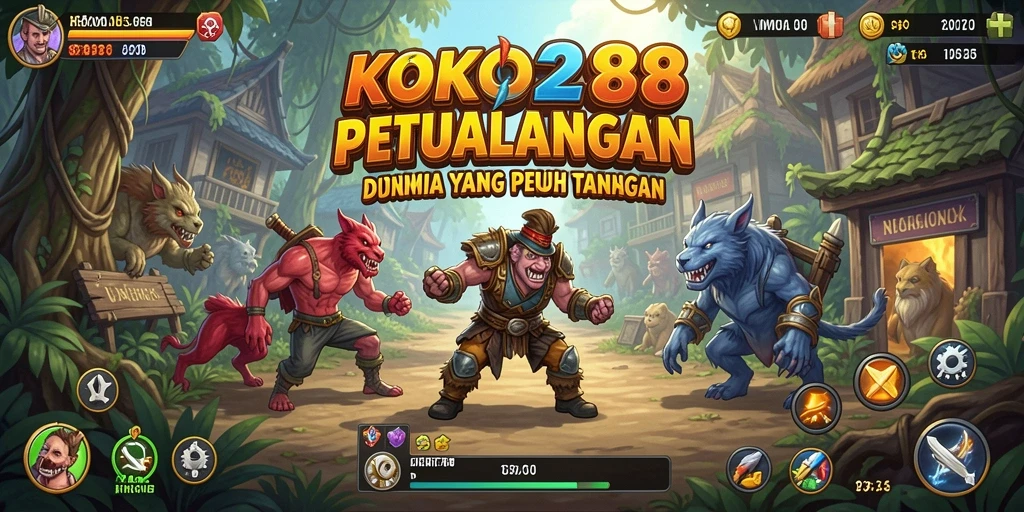 Tangkapan layar gameplay KOKO288 menunjukkan petualangan seru yang penuh aksi.
