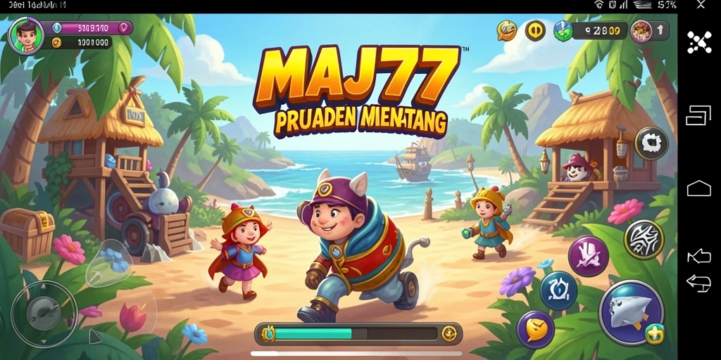 Tampilan gameplay MAJ777 yang seru dan memukau.