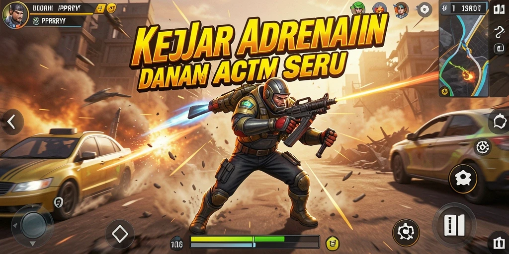 Tampilan gameplay seru PPRRYY yang memukau dan penuh aksi.