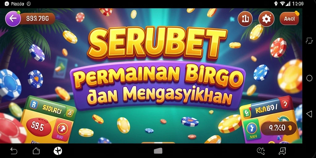 Tampilan permainan Bingo SERUBET yang mengasyikkan dan interaktif.