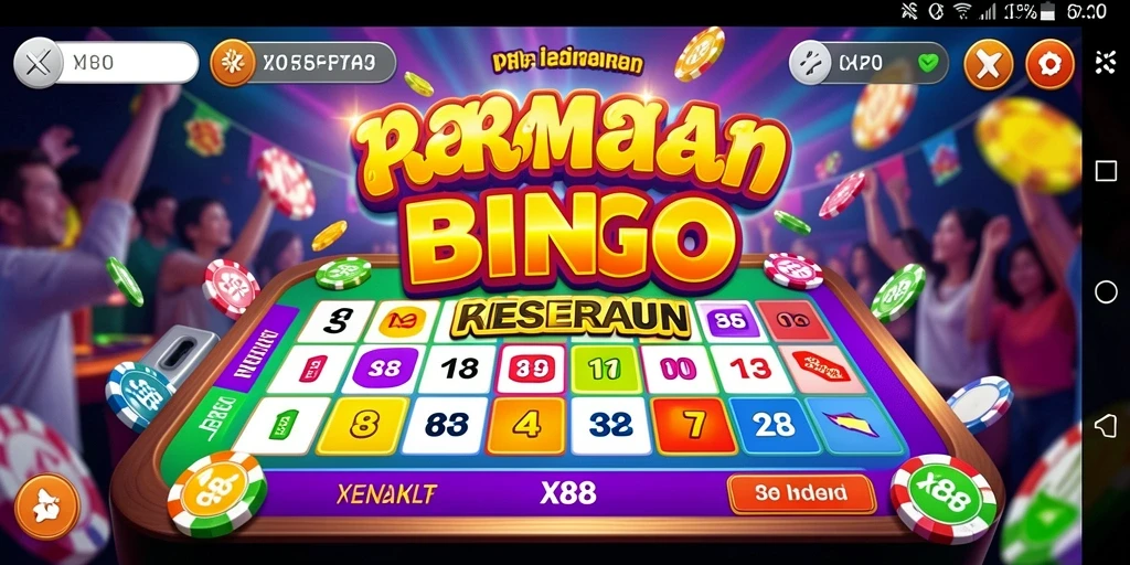 Tampilan gameplay X88 yang seru dengan tema Bingo yang beragam.
